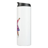 キュートお洒落踊り豚 タンブラー (回転右)