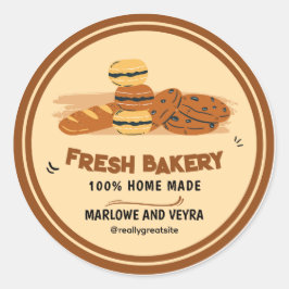 キュートお礼ステッカーカラフルとエレガントデザイン ラウンドシール