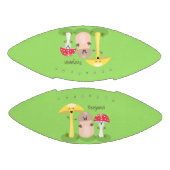 キュートかわいいキノコ菌糸状菌 アメリカンフットボール (パネル)
