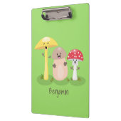 キュートかわいいキノコ菌糸状菌 クリップボード (左)