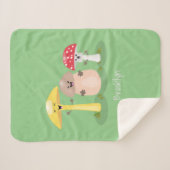 キュートかわいいキノコ菌糸状菌 シェルパブランケット (正面(横))