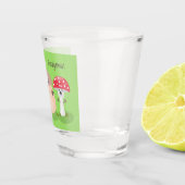 キュートかわいいキノコ菌糸状菌 ショットグラス (右)