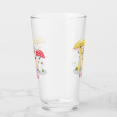 キュートかわいいキノコ菌糸状菌 タンブラーグラス (右)