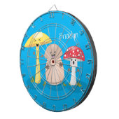 キュートかわいいキノコ菌糸状菌 ダーツボード (正面右)