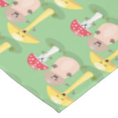 キュートかわいいキノコ菌糸状菌 テーブルクロス (アングル)