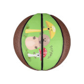 キュートかわいいキノコ菌糸状菌 ミニバスケットボール (縦)