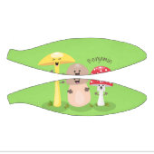 キュートかわいいキノコ菌糸状菌 ミニバスケットボール (パネル)