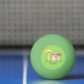 キュートかわいいキノコ菌糸状菌 卓球ボール (ネット)