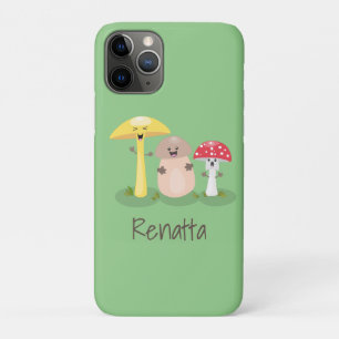 キュートかわいいキノコ菌糸状菌 iPhone 11 PROケース
