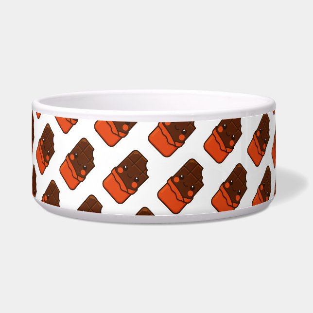 キュートかわいいチョコレートバー ボウル (正面)