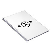 キュートくまベアカオモジエモティコン日本の文字アート ノートブック (右側)