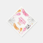 キュートこうもりズ幽霊パステルハローウィンパーティ スタンダードカクテルナプキン (角)