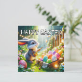 キュートすごいイースターバニーウサギ シーズンカード (スタンド正面)