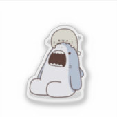 キュートすごいブルードルフィン シール (正面)