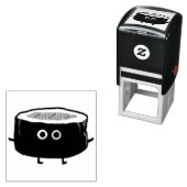 キュートすしキャラクター |かわいいすし転が セルフインキングスタンプ (インサイチュ)