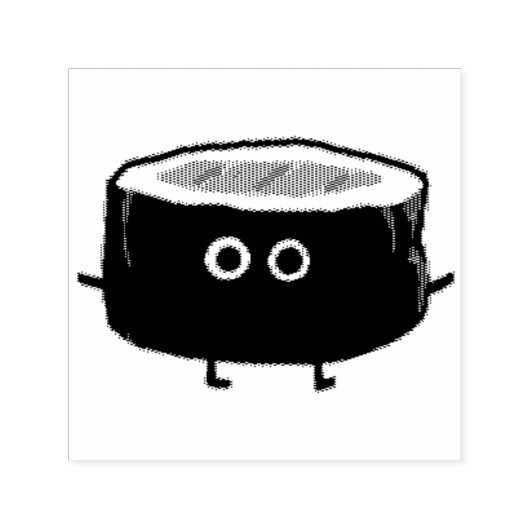 キュートすしキャラクター |かわいいすし転が セルフインキングスタンプ (デザイン)