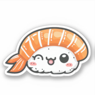 キュートすしビニールのシール シール