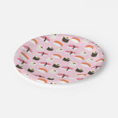 キュートすし紙プレート ペーパープレート (アングル)