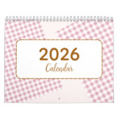 キュートでカラフルな2026年カレンダー カレンダー (カバー)