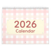 キュートでカラフルな2026年カレンダー カレンダー (カバー)