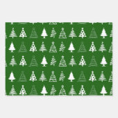 キュートでカラフルクリスマスの雰囲気 ラッピングペーパーシート (正面3)