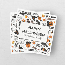 キュートでスプーキーなハロウィン ブラック&オレンジ