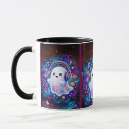 キュートでスプーキーなピンクのハロウィン コーヒー カップ