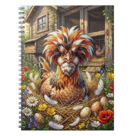 キュートでファンタジーなポーランド鶏小屋 ノートブック