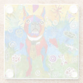 キュートでボカラフルストンテリア ガラスコースター (裏面)