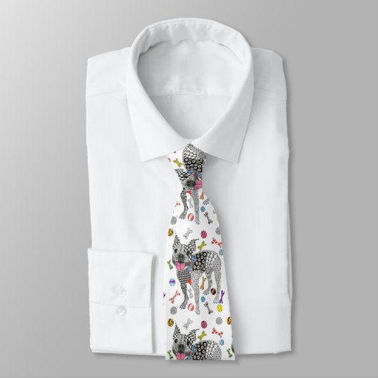 キュートでボストカラフルンテリアのネクタイ ネクタイ (タイ)