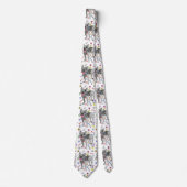 キュートでボストカラフルンテリアのネクタイ ネクタイ (正面)