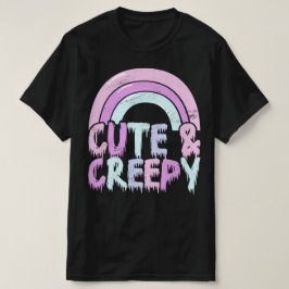 キュートで不気味なパステルゴシックドリップ Tシャツ