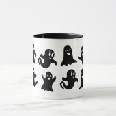 キュートで愛らしいハロウィンの幽霊グッズ マグカップ (中央)