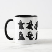 キュートで愛らしいハロウィンの幽霊グッズ マグカップ (左)