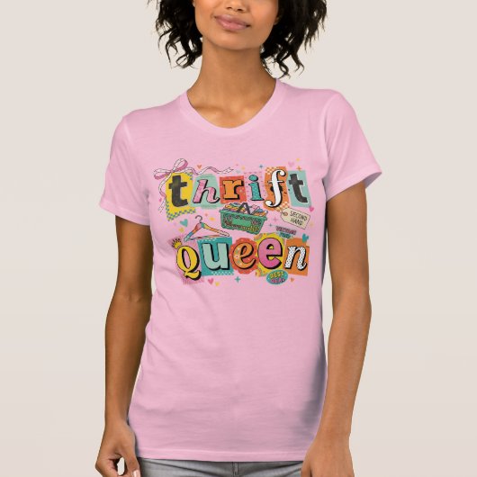 キュートで楽しいリサイクルショップの女王 Tシャツ (正面)