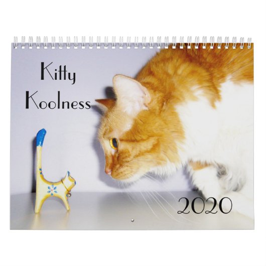 キュートで楽しい「Kitty Koolness」2024年 猫カレンダー カレンダー (カバー)
