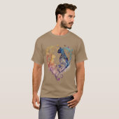 キュートで華やかな愛猫ハートTシャツ Tシャツ (正面フル)
