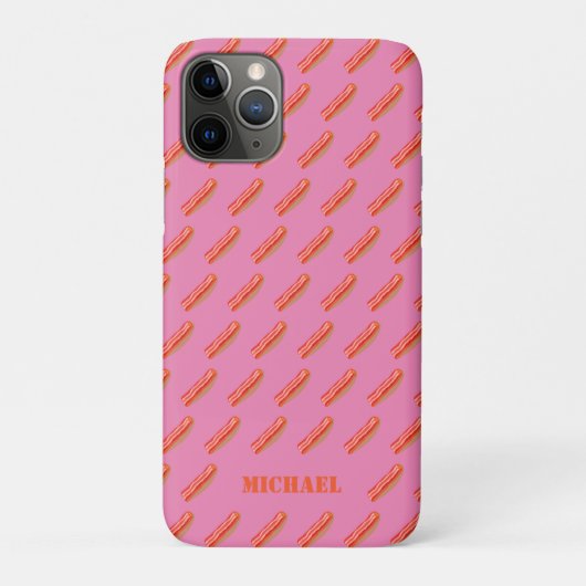 キュートで面白いオーダーメイドベーコン Case-Mate iPhoneケース (裏)
