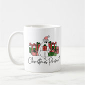キュートで面白いクリスマス コーヒーマグカップ (左)