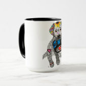 キュートとカラフルラブラドールレトリエバーマグ マグカップ (正面左)