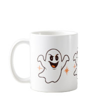 キュートなおばけの楽しいコーヒーマグ