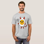 キュートなかわいいデビルエッグ Tシャツ (正面フル)