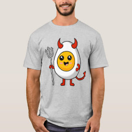 キュートなかわいいデビルエッグ Tシャツ