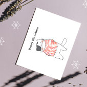 キュートなにゃんクリスマス 箔シーズンポストカード