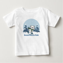 キュートなアイススケートのホッキョクグマ 冬の子供Tシャツ