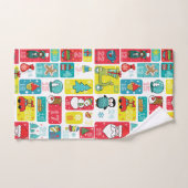 キュートなアドベンチャーカレンダークリスマス ハンドタオル (ハンドタオル)