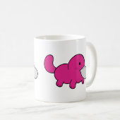 キュートなアヒルはカモメのコーヒーマグ コーヒーマグカップ (正面右)