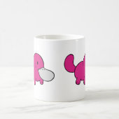 キュートなアヒルはカモメのコーヒーマグ コーヒーマグカップ (中央)