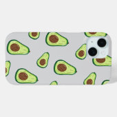 キュートなアボカドのスマホケース - 美しいグリーンデザイン Case-Mate iPhoneケース (裏面 (横))