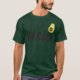 キュートなアボカドハートビー男性へト,ビーガン女性, Guaca Tシャツ